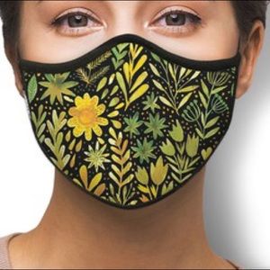 IN STOCK FAST SHIP Yellow Lily Nose Mouth Mask